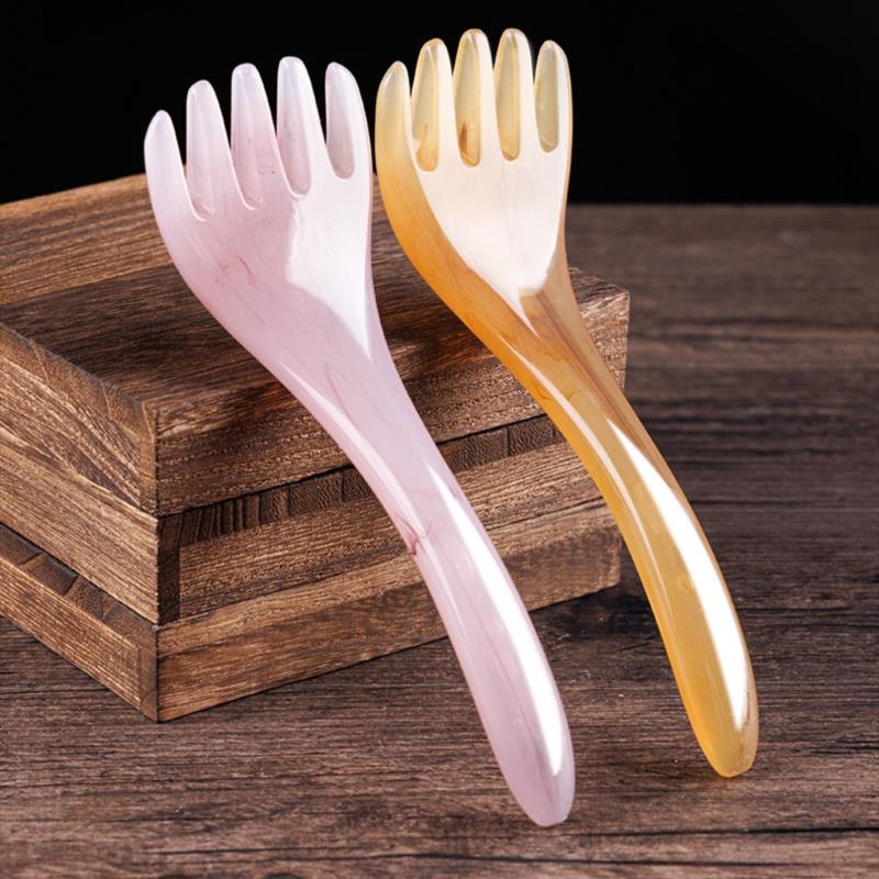 Beeswax Five-Claw Comb Head Massager for Scalp Therapy